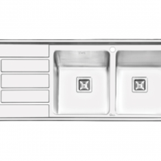 سینک-فانتزی-توکار-ایلیااستیل-مدل-2062