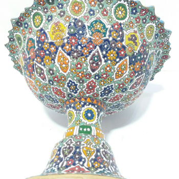 جام-میوه-سایز-بزرگ-میناکاری-سفالی