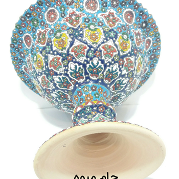 جام-میوه-سایز-بزرگ-میناکاری-سفالی