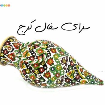 گلدان-میناکاری-آویز