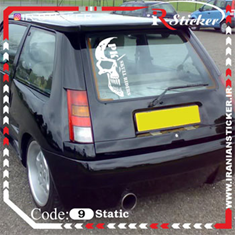 استیکر-خودرو-استاتیک-کد9