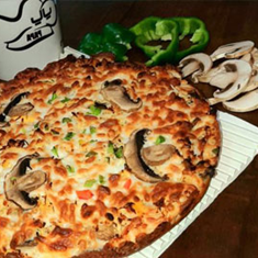 پیتزا-مرغ-و-قارچ