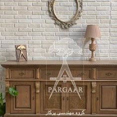 کنسول-بلوط-حصیری