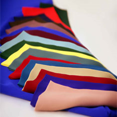 A-variety-of-plain-silk-fabrics