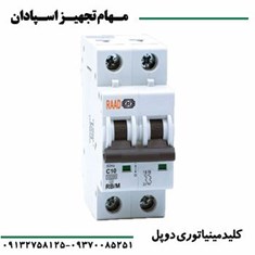 کلید-مینیاتوری-دوپل-رعد-2P-2A