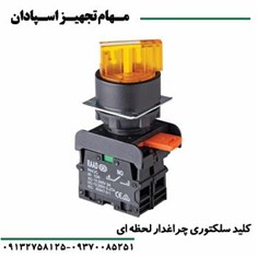 کلید-سلکتوری-چراغدار-لحظه-ای