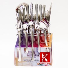 سرویس-قاشق-چنگال-6-نفره-آویز-SG-مدل-نیوسمپل