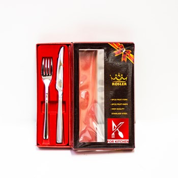 کارد-و-چنگال-میوه-خوری-استیلRosler