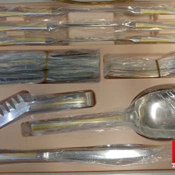 سرویس-قاشق-چنگال-پالرمو-نیمه-طلایی-طرح-تورینو