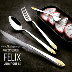 سرویس-قاشق-چنگال-30-نفره-فیلیکس-کلاسیک-نیمه-طلایی