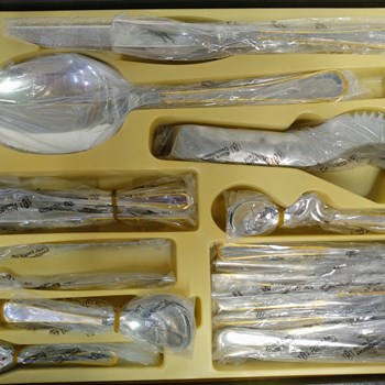 سرویس-قاشق-چنگال-رزنباخ-دور-طلا-طرح-666G