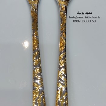 سرویس-قاشق-چنگال-رزنتال-مدل-گلد-فلاور