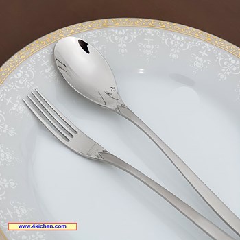 سرویس-قاشق-چنگال-ماتُ-براق-رزنتال-طرح-میرس