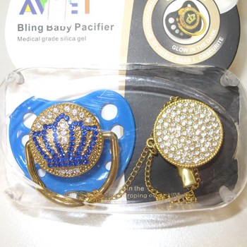 پستانک-و-زنجیر-پستانک-نگین-دار-رنگی-اویت