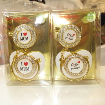 پستانک-طلایی-نگین-دار