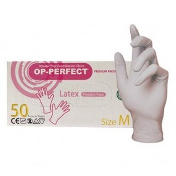دستکش-لاتکس-بدون-پودر-سایز-Medium-حریر-OP-Perfectعددی-50