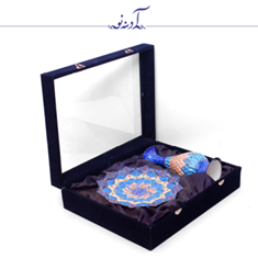 پکیج-گلدان-بشقاب-میناکاری-شده