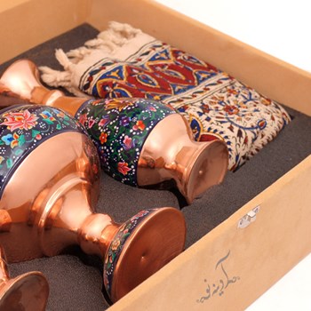 پکیج-گلدان-و-شکلات-خوری-مس-و-پرداز