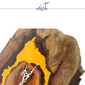 ساعت-چوب-ورزین-طرح-تنه-درخت