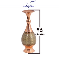 گلدان-صراحی-نیم-خاتم-ارتفاع-25-سانتی-متر
