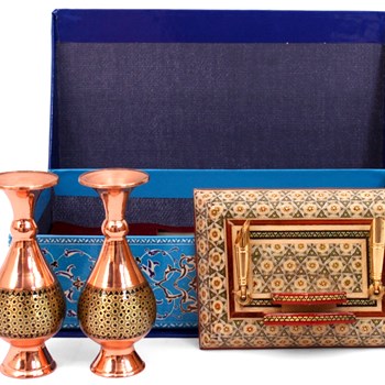 پکیج-گلدان-مس-و-خاتم-و-جاخودکاری-خاتم-کاری