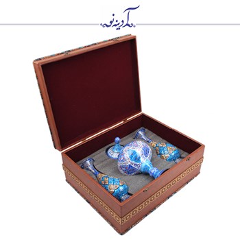 پکیج-شکلات-خوری-و-گلدان-مینا-کاری