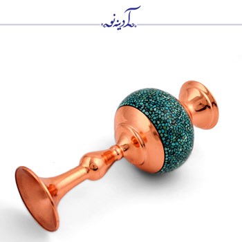 گلدان-شلغمی-فیروزه-کوبی-ارتفاع-16