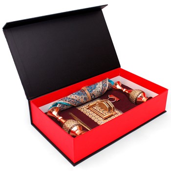 پکیج-گلدان-مس-و-خاتم-و-جاخودکاری-و-خودکار-و-سرکلیدی-خاتم-کاری