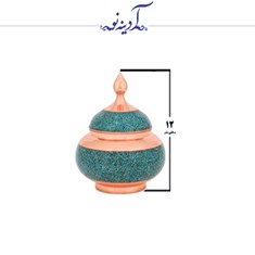 قندان-فیروزه-کوبی-ارتفاع-12کوچک-برند-آدینه-نو