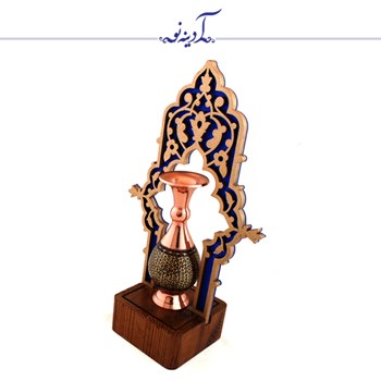 تندیس-اسلیمی-با-گلدان-مس-و-خاتم-سایز-16