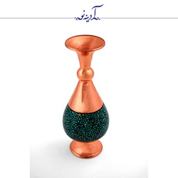گلدان-صراحی-فیروزه-کوبی-ارتفاع-16
