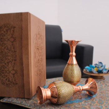 پک-جفت-گلدان-مس-خاتم