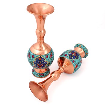 گلدان-شلغمی-مس-و-پرداز-سایز-16