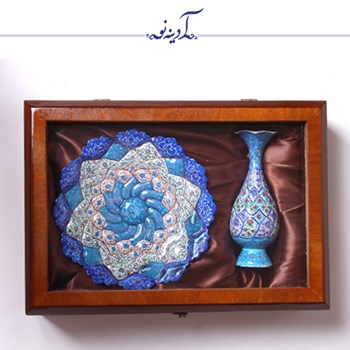 پکیج-گلدان-و-بشقاب-مینا