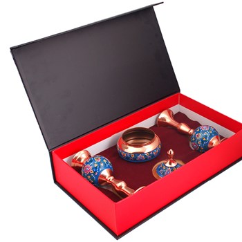 پکیج-قندان-و-گلدان-مس-و-پرداز