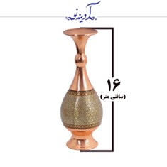 گلدان-صراحی-نیم-خاتم-ارتفاع-16-سانتی-متر