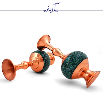 گلدان-شلغمی-فیروزه-کوبی-ارتفاع-16