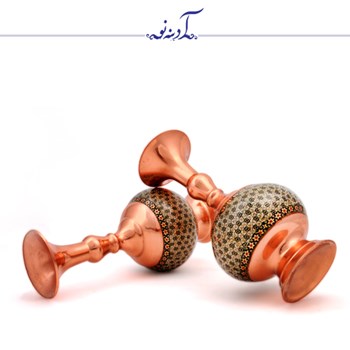 گلدان-شلغمی-مس-و-خاتم-سایز-16