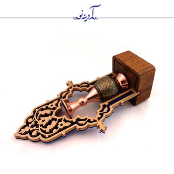 تندیس-اسلیمی-با-گلدان-مس-و-خاتم-سایز-16