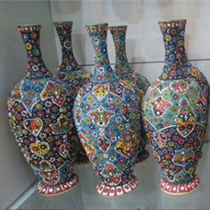 گلدان-مینا-کاری