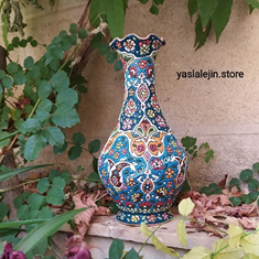 گلدان-شیپوری-میناکاری