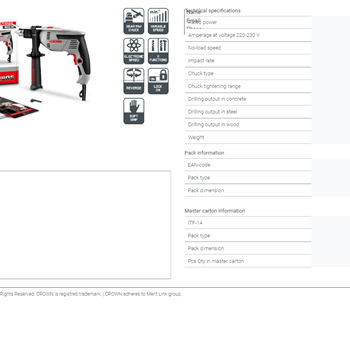 دریل-13-م-م-600-وات-کرون