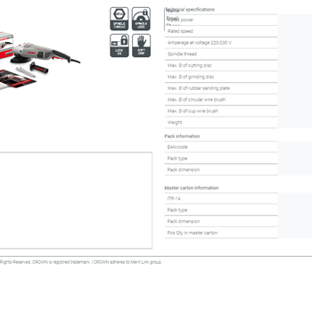 فرز-سنگبری-230-م-م-2200-وات-کرون