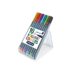 ماژیک-10-رنگ-استدلر-مدل-Triplus-Brilliant-Colours