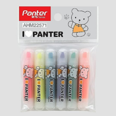 ماژیک-علامت-گذار-6-رنگ-پنتر-سری-M-and-G-مدل-I-Love-Panter