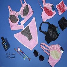 ست-سوتین-شورت-لمه