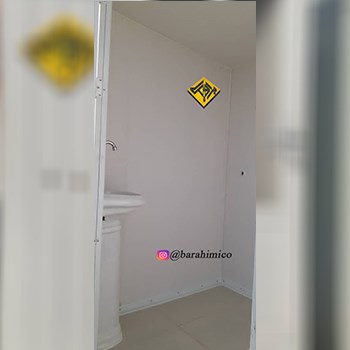 کانکس-سرویس-بهداشتی-تک-چشمه-ورق-گالوانیزه