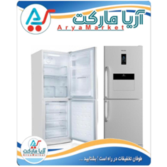 یخچال-هیمالیا-530-در-دو-رنگ-سفید-و-نقره-ای