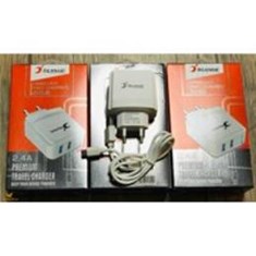 شارژر-فست-شارژ-iRANGEدو-پورت-مدل-LC042A-دارای-کابل