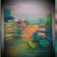 تابلو-گل-نیلوفر